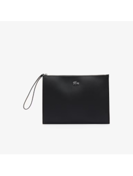BOLSA CLUTCH FEM LACOSTE A91 PRETO