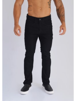 CALÇA ARAMIS JEANS SLIM 5 PCKTS BLACK PRETO