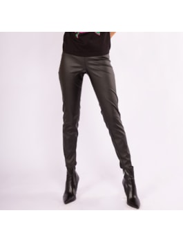 CALÇA EM PU PRETO