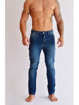 Calça Aeropostale Jeans Masculina Skinny Blue Escura