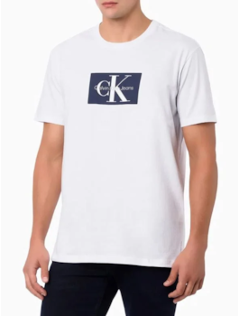 CAMISETA CKJ MAS MC RE ISSUE RETANGULO BRANCO