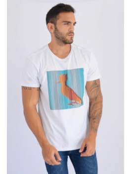 CAMISETA RESERVA MASC EST CORTINA DIGITAL BRANCO