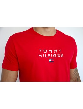 CAMISETA TOMMY MAS AB STACKED TOMMY FLAG TEE