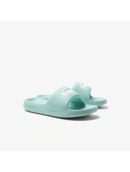 CHINELO LACOSTE FEM SLIDE FEMME AZUL TURQUESA