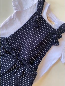 CONJUNTO FEM BLUSA C JARDIN POA ALÇA C NO - 1/3