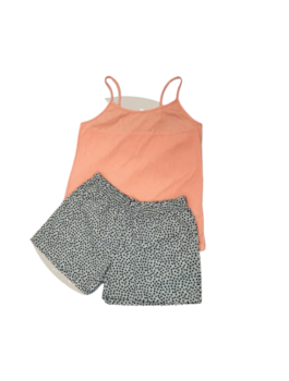 PIJAMA INF FEM ALÇA SHORT ESTRELAS ROSA