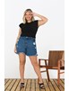 SHORTS JEANS PUIDOS FRENTE LISAMOUR
