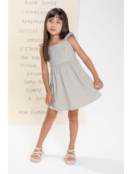 VESTIDO ALÇA BAB LIST TIPO RIB CANEL ELAS COS OFF - 10/14
