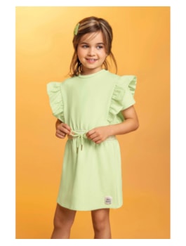 VESTIDO MC BAB FRENTE ELAST COS AUTHENTIC VERDE - 10/14