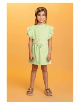 VESTIDO MC BAB FRENTE ELAST COS AUTHENTIC VERDE - 10/14